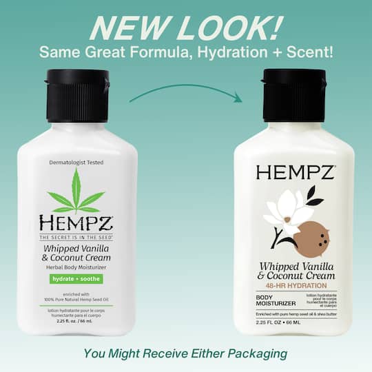 Hempz® 2.25oz. Whipped Vanilla & Coconut Cream Body Moisturizer